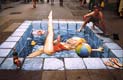 pool pavement illusion